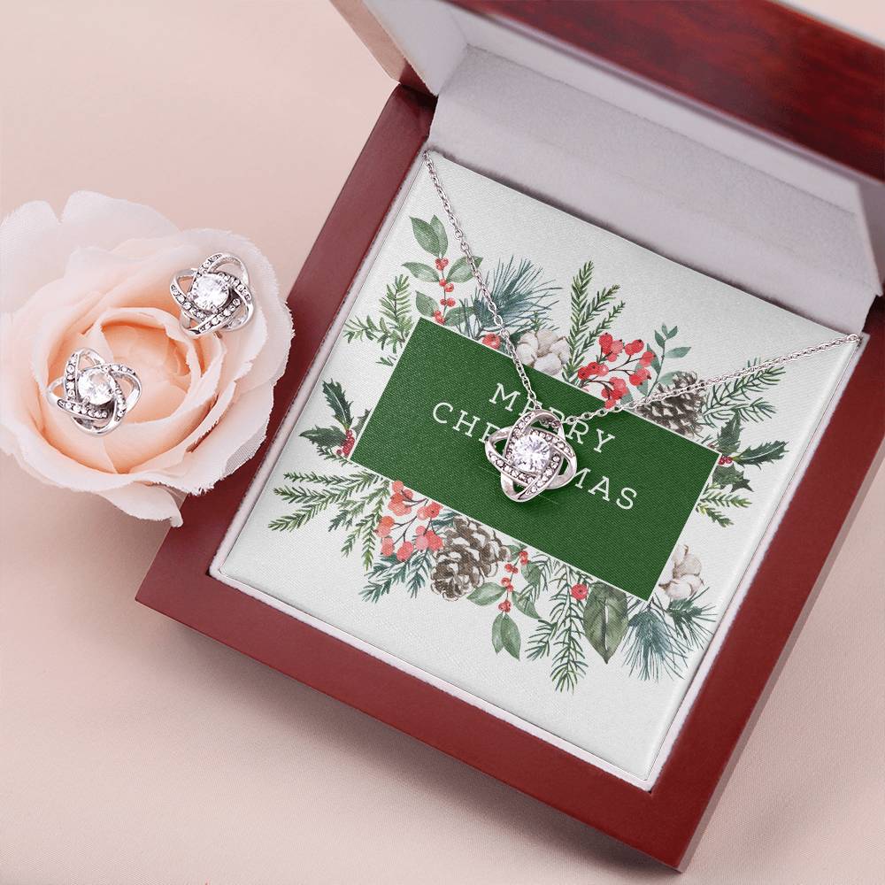 lovely merry christmas necklace