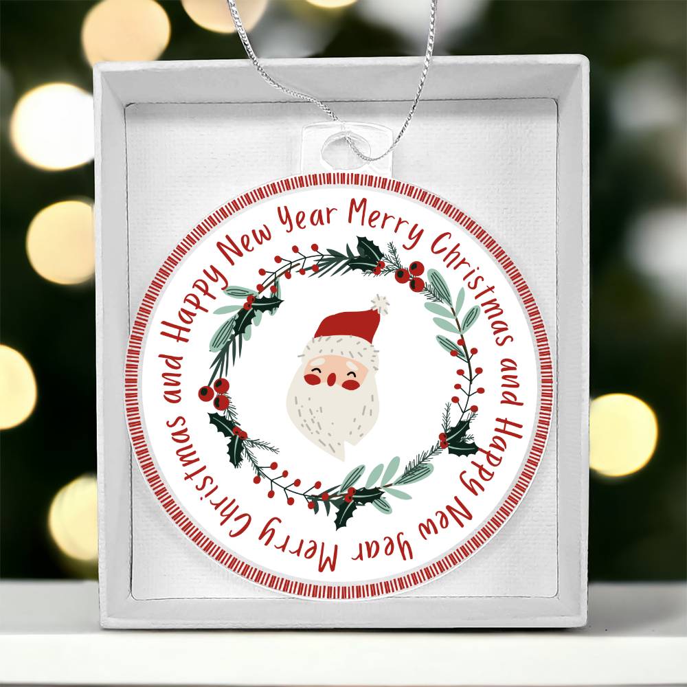 Santa Christmas Ornament