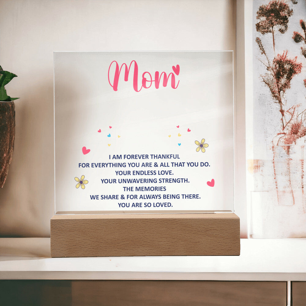 Keepsake Acrylic Bundle - mom - I am forever thankful