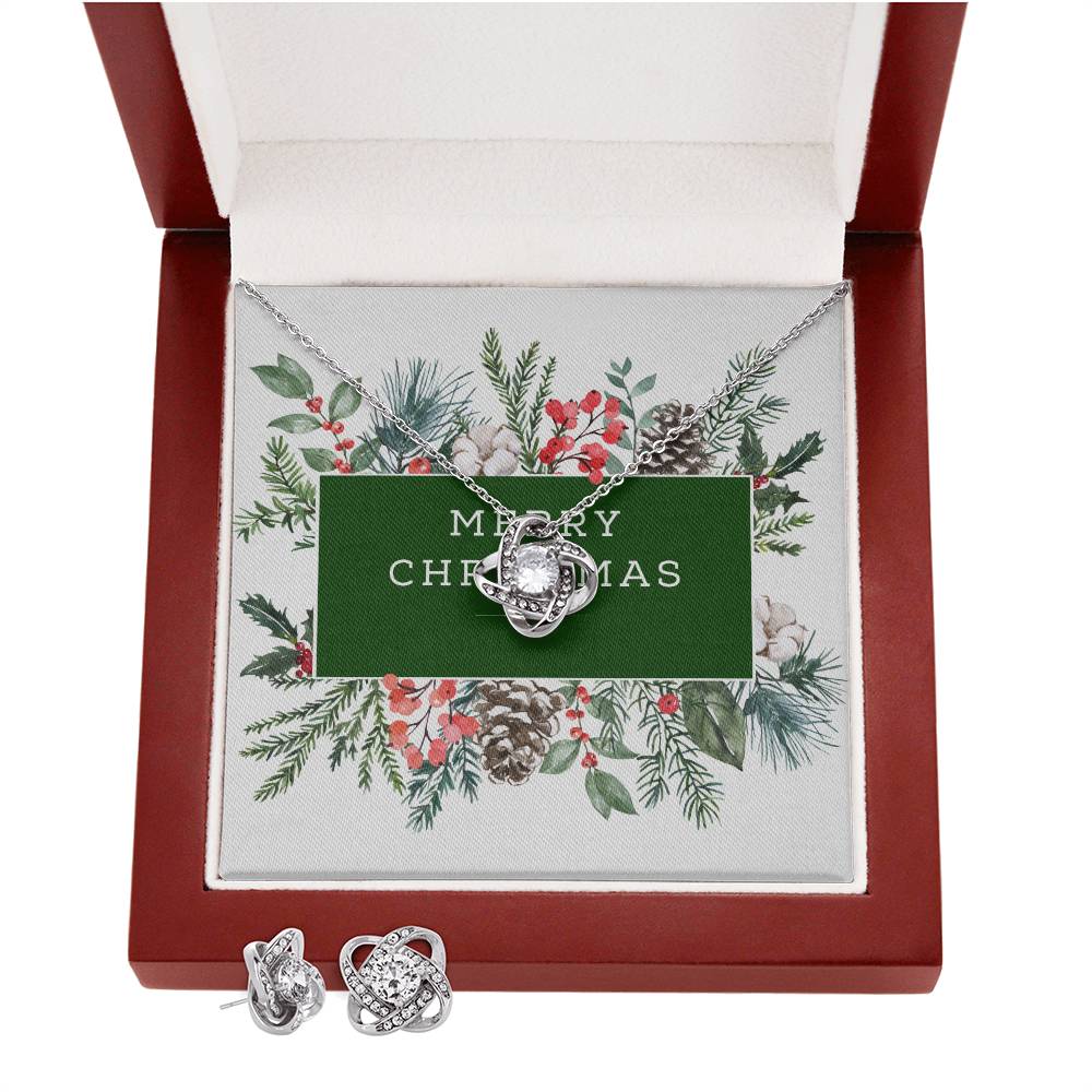 lovely merry christmas necklace