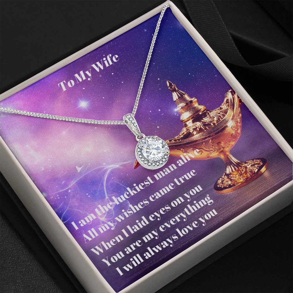 For My Wife Eternal Hope Necklace To My Wife Necklace, Anniversary Gift For Wife, Gift For Wife, Wife Necklace, Wife Birthday Gift, Valentines Day Gift For Wife - giftingstop