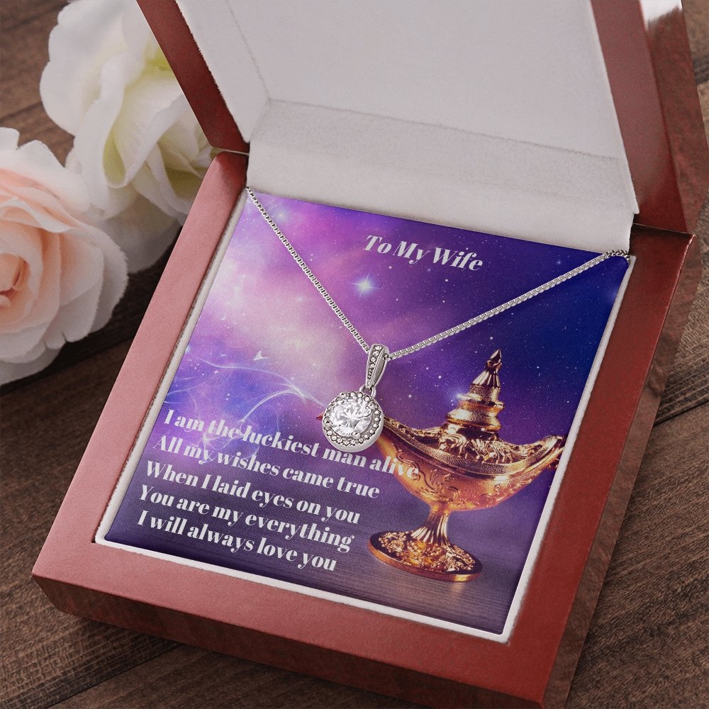 For My Wife Eternal Hope Necklace To My Wife Necklace, Anniversary Gift For Wife, Gift For Wife, Wife Necklace, Wife Birthday Gift, Valentines Day Gift For Wife - giftingstop