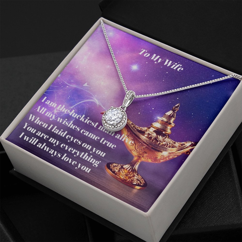 For My Wife Eternal Hope Necklace To My Wife Necklace, Anniversary Gift For Wife, Gift For Wife, Wife Necklace, Wife Birthday Gift, Valentines Day Gift For Wife - giftingstop