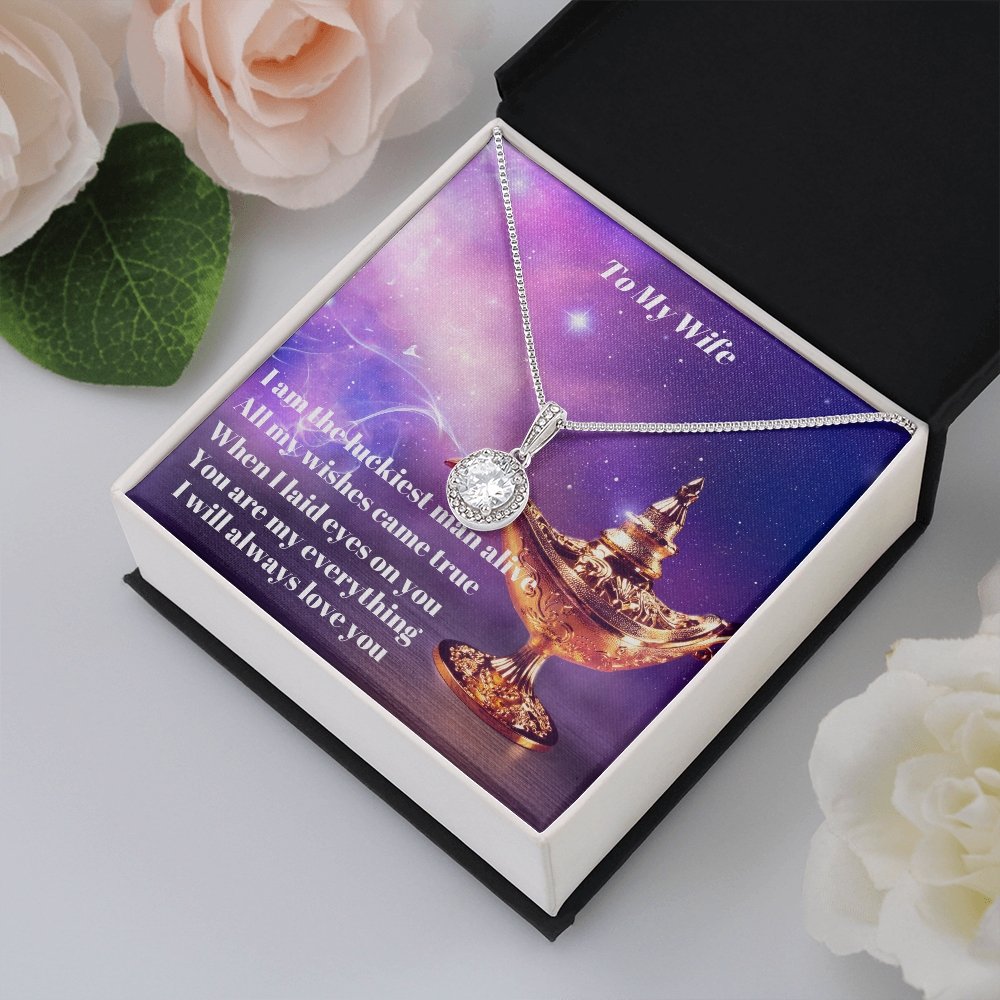 For My Wife Eternal Hope Necklace To My Wife Necklace, Anniversary Gift For Wife, Gift For Wife, Wife Necklace, Wife Birthday Gift, Valentines Day Gift For Wife - giftingstop