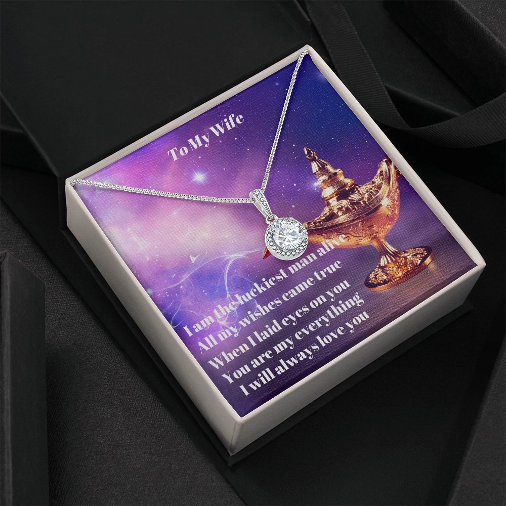 For My Wife Eternal Hope Necklace To My Wife Necklace, Anniversary Gift For Wife, Gift For Wife, Wife Necklace, Wife Birthday Gift, Valentines Day Gift For Wife - giftingstop