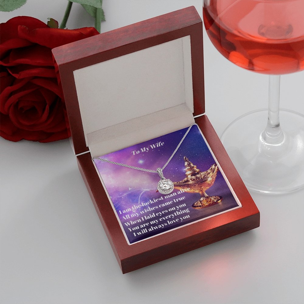 For My Wife Eternal Hope Necklace To My Wife Necklace, Anniversary Gift For Wife, Gift For Wife, Wife Necklace, Wife Birthday Gift, Valentines Day Gift For Wife - giftingstop