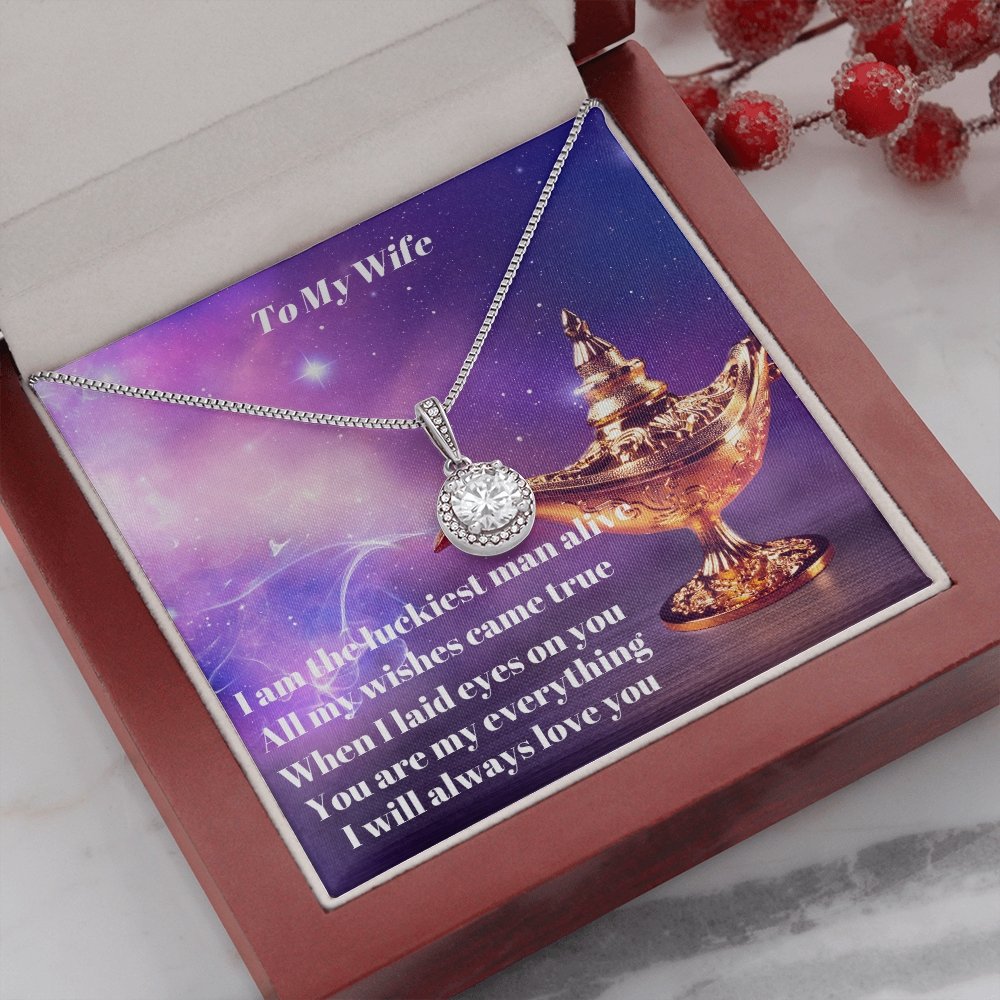 For My Wife Eternal Hope Necklace To My Wife Necklace, Anniversary Gift For Wife, Gift For Wife, Wife Necklace, Wife Birthday Gift, Valentines Day Gift For Wife - giftingstop