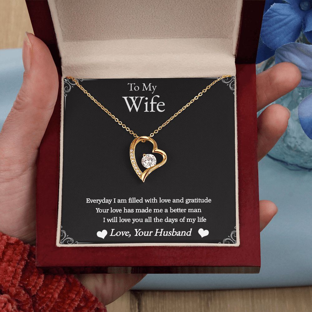 Gifting Stop To My Wife Forever Love Necklace Gift - giftingstop