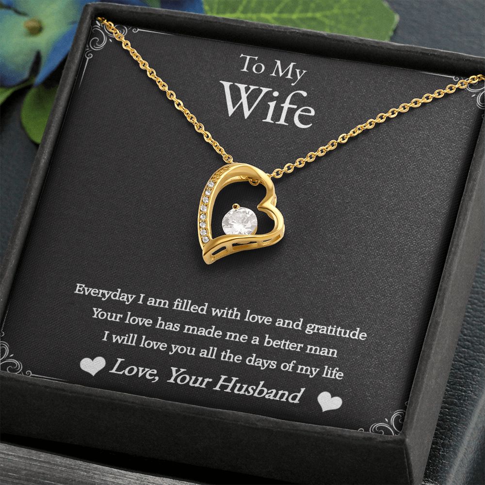 Gifting Stop To My Wife Forever Love Necklace Gift - giftingstop
