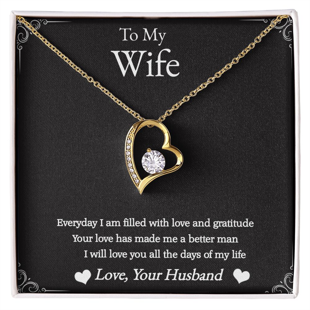 Gifting Stop To My Wife Forever Love Necklace Gift - giftingstop