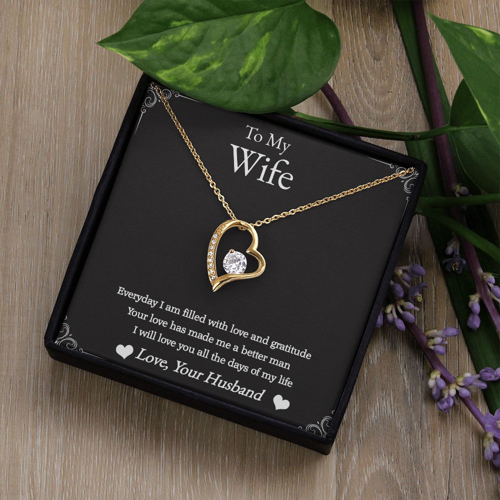 Gifting Stop To My Wife Forever Love Necklace Gift - giftingstop