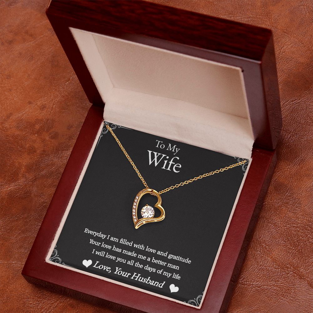 Gifting Stop To My Wife Forever Love Necklace Gift - giftingstop