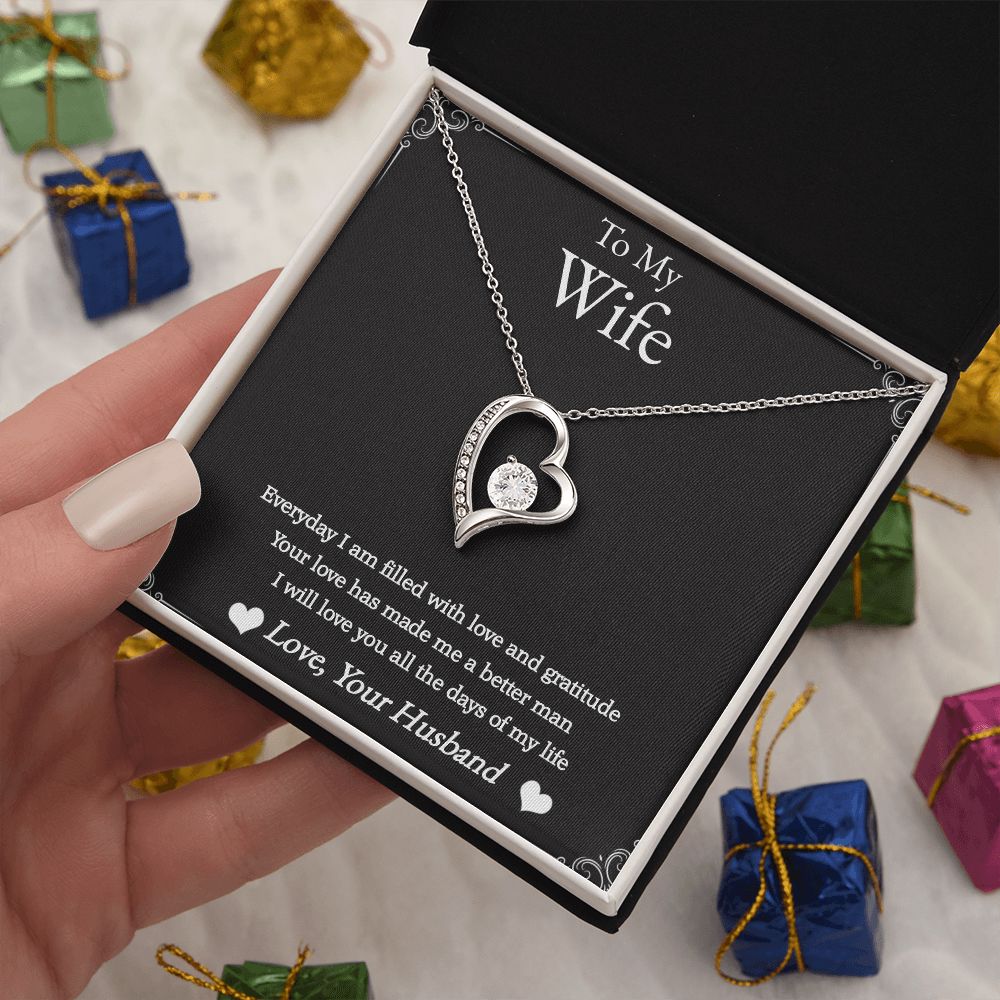 Gifting Stop To My Wife Forever Love Necklace Gift - giftingstop