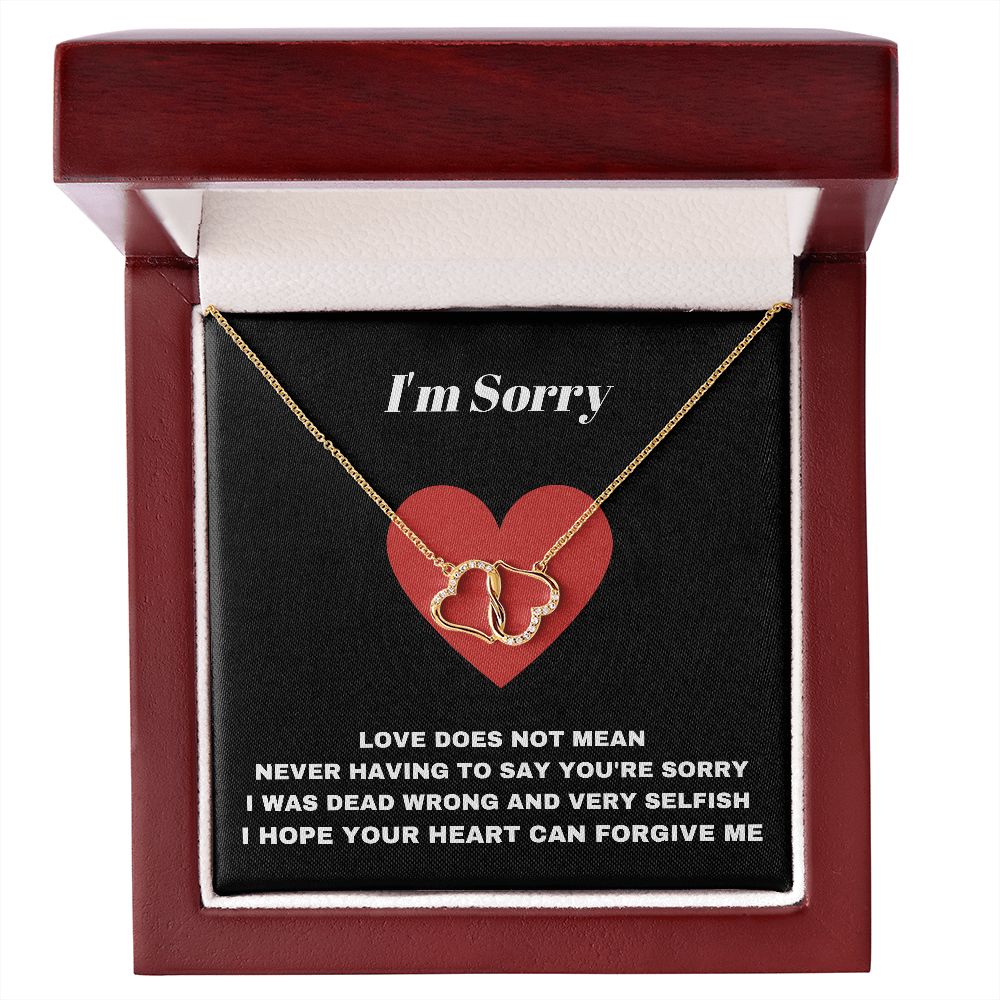 GS Gifting Stop Apology Gift 10k Gold Necklace for Wife Girlfriend Partner or Friend - giftingstop