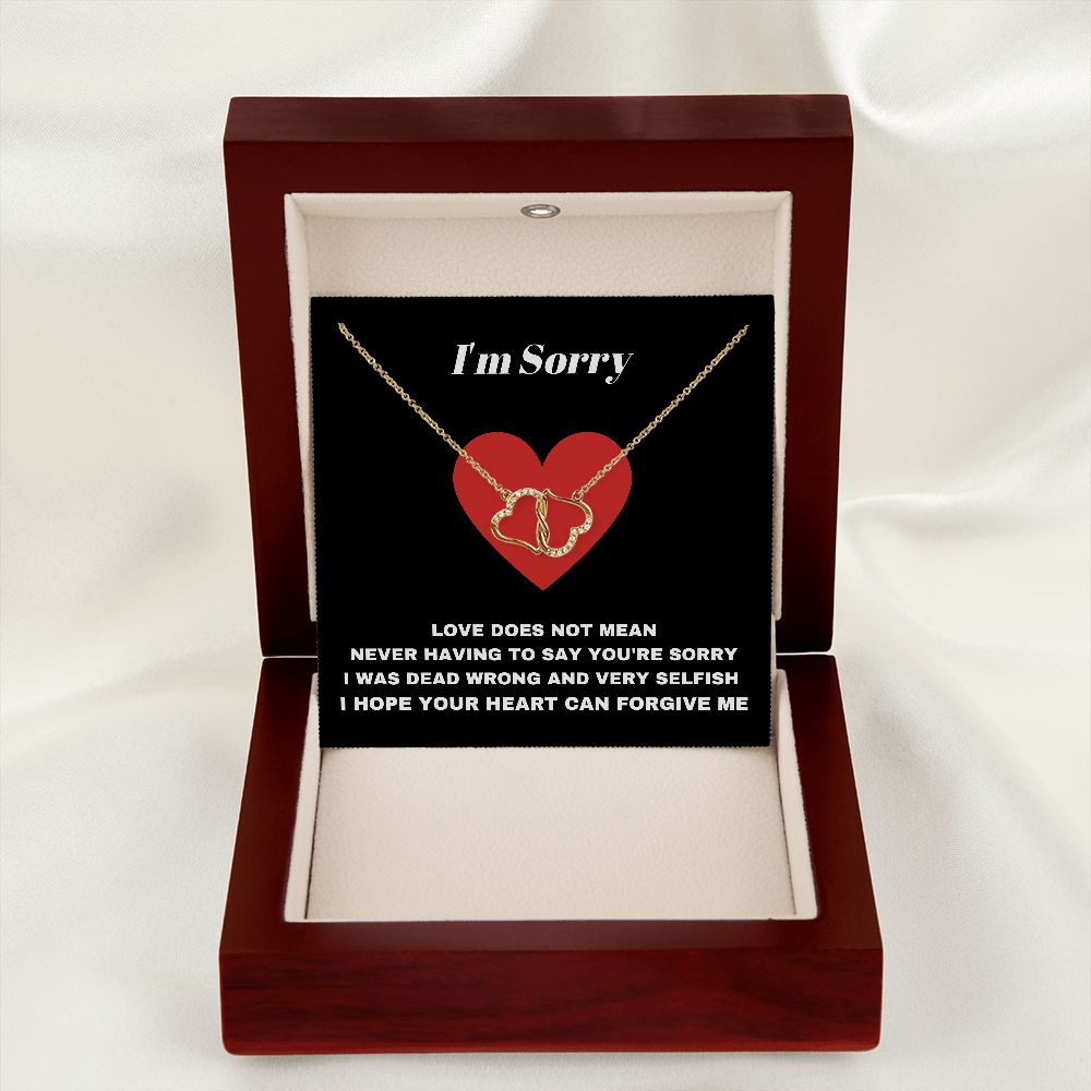 GS Gifting Stop Apology Gift 10k Gold Necklace for Wife Girlfriend Partner or Friend - giftingstop