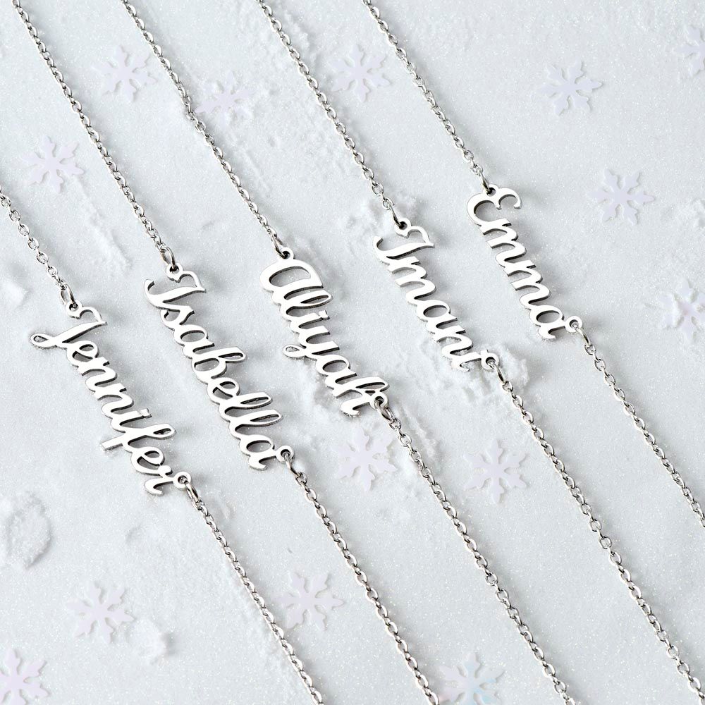 GS Gifting Stop Custom Name Necklace Gift For Wife Birthday Anniversary Just Because Gift - giftingstop