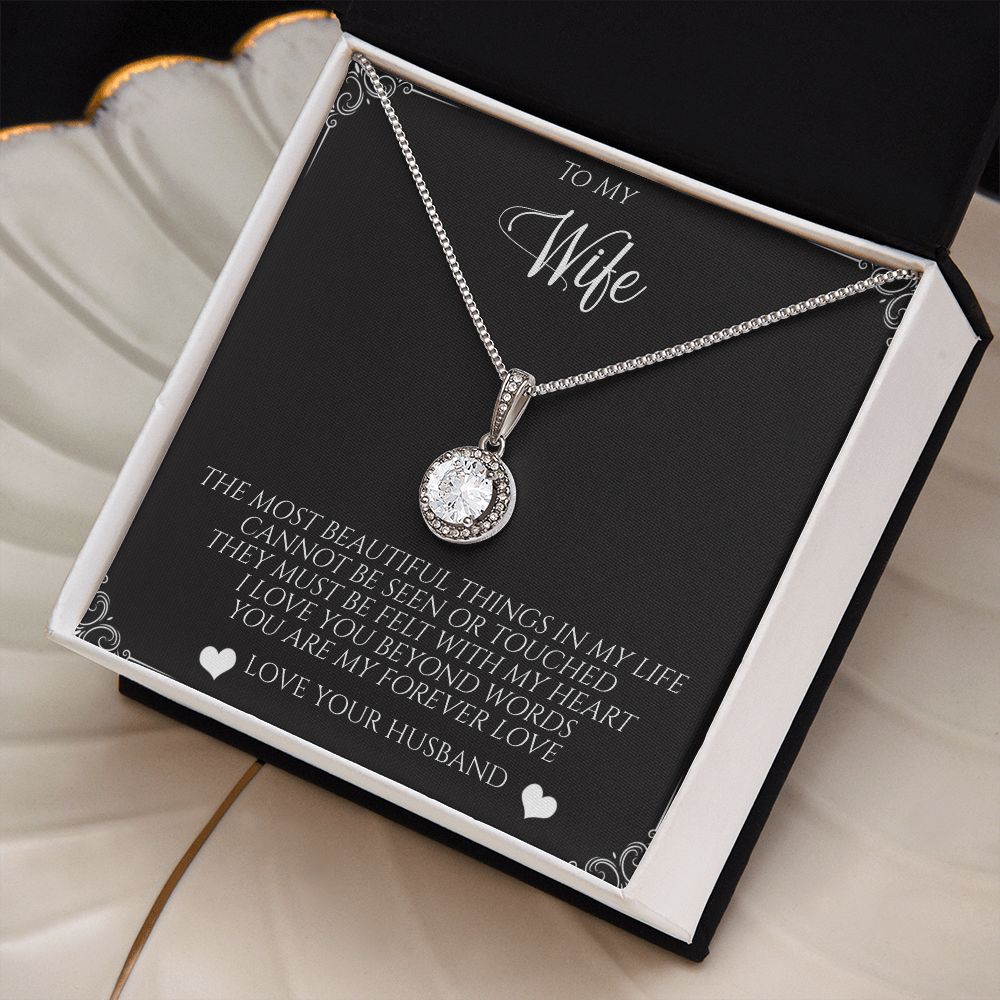 GS Gifting Stop To My Wife Eternal Hope Necklace Pendant Romantic Love Beyond Words Birthday Anniversary Just Because Gift - giftingstop
