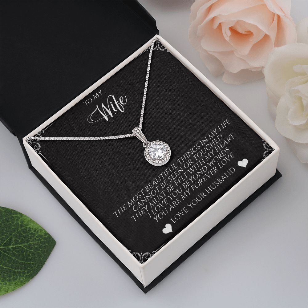 GS Gifting Stop To My Wife Eternal Hope Necklace Pendant Romantic Love Beyond Words Birthday Anniversary Just Because Gift - giftingstop