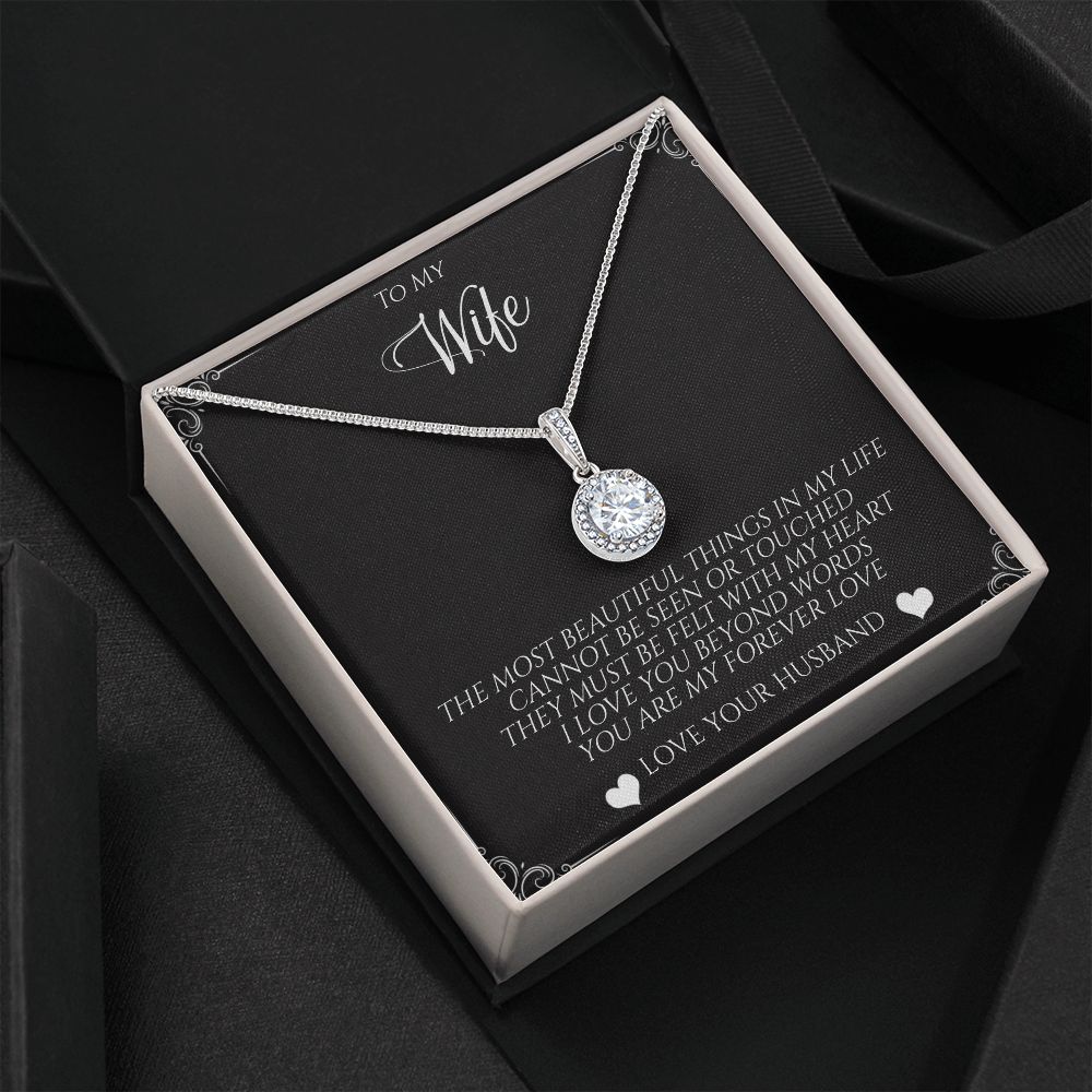 GS Gifting Stop To My Wife Eternal Hope Necklace Pendant Romantic Love Beyond Words Birthday Anniversary Just Because Gift - giftingstop