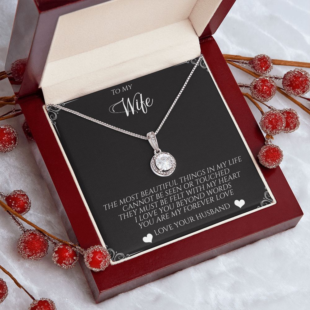 GS Gifting Stop To My Wife Eternal Hope Necklace Pendant Romantic Love Beyond Words Birthday Anniversary Just Because Gift - giftingstop