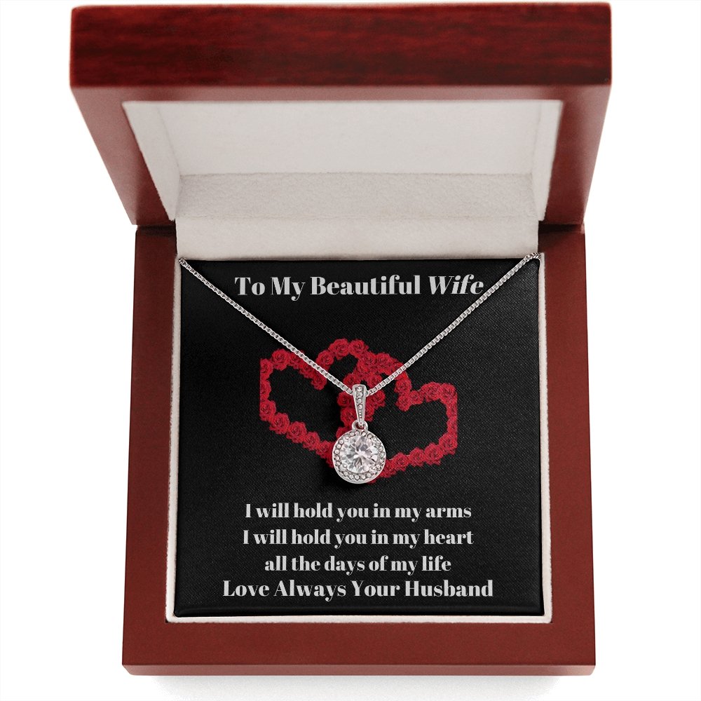 To My Wife Eternal Hope Necklace Romantic Gift - giftingstop