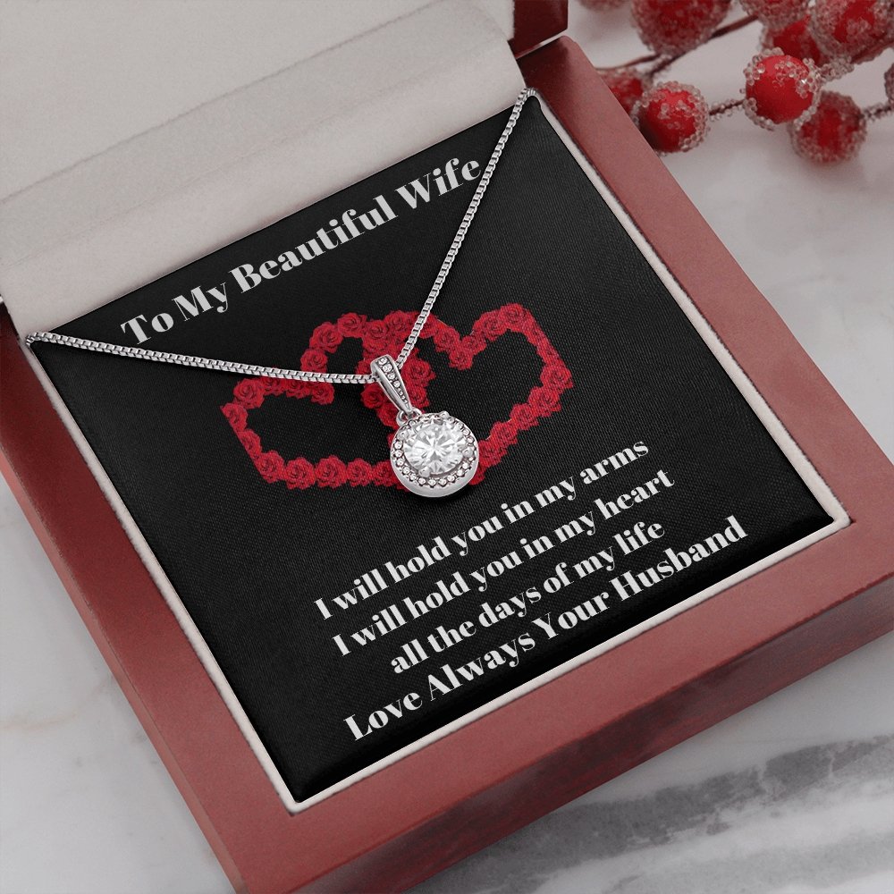 To My Wife Eternal Hope Necklace Romantic Gift - giftingstop