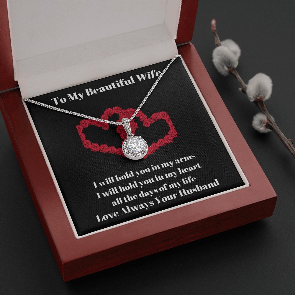 To My Wife Eternal Hope Necklace Romantic Gift - giftingstop