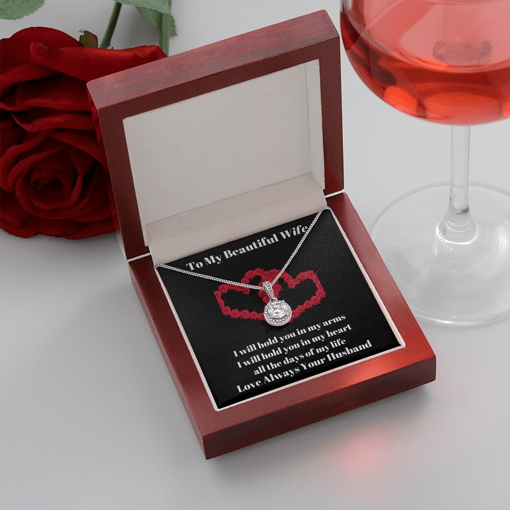 To My Wife Eternal Hope Necklace Romantic Gift - giftingstop
