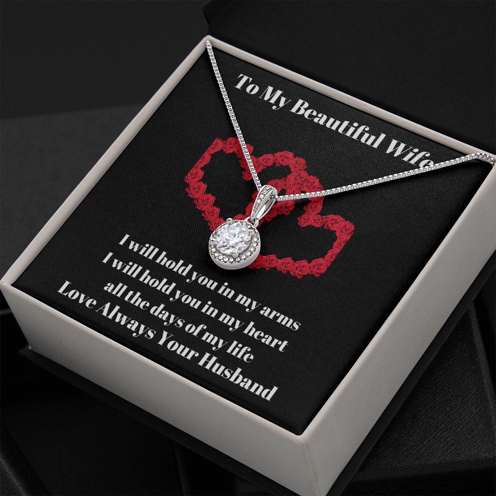 To My Wife Eternal Hope Necklace Romantic Gift - giftingstop