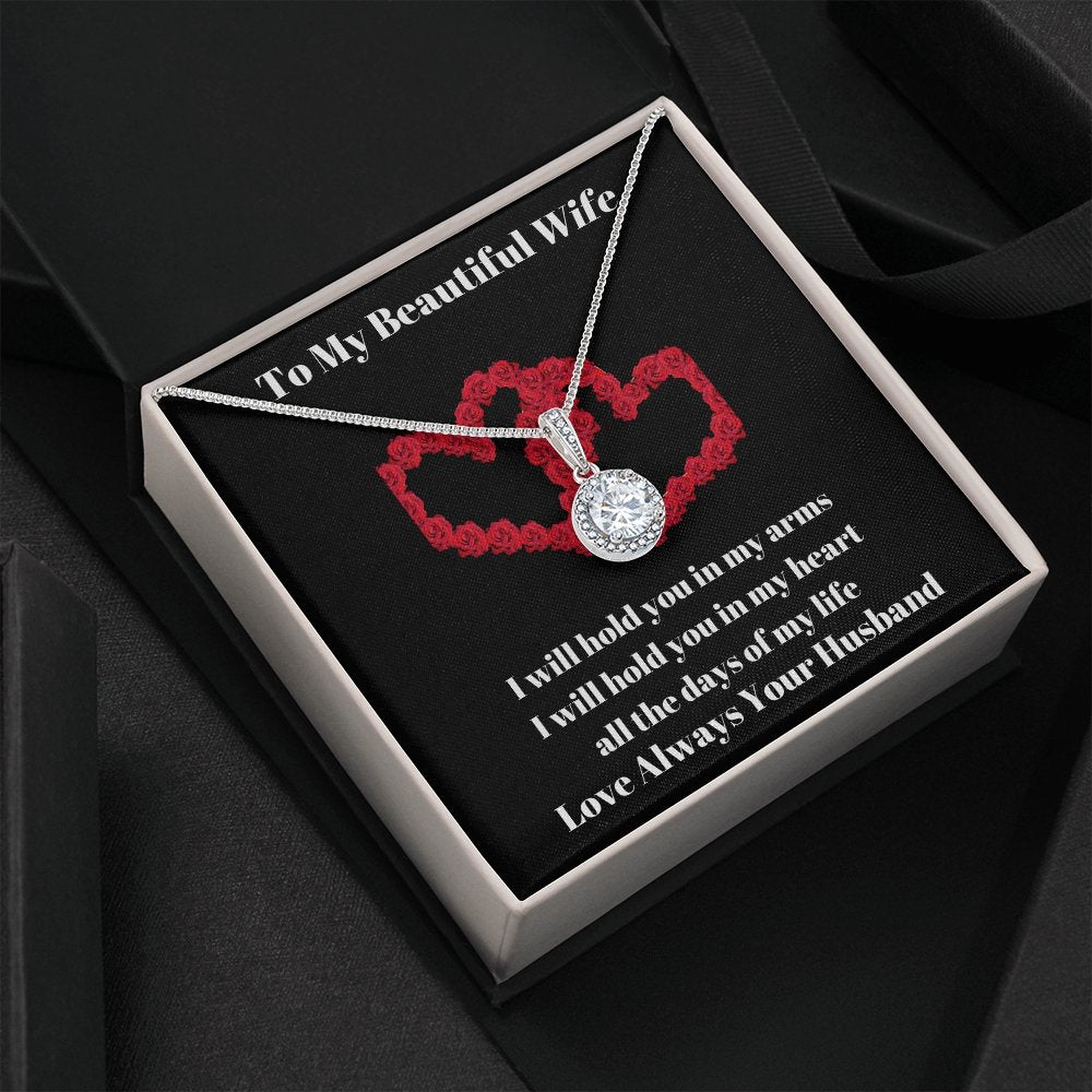 To My Wife Eternal Hope Necklace Romantic Gift - giftingstop