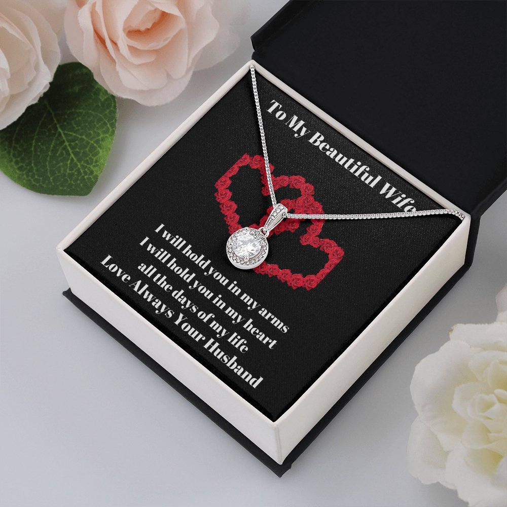 To My Wife Eternal Hope Necklace Romantic Gift - giftingstop