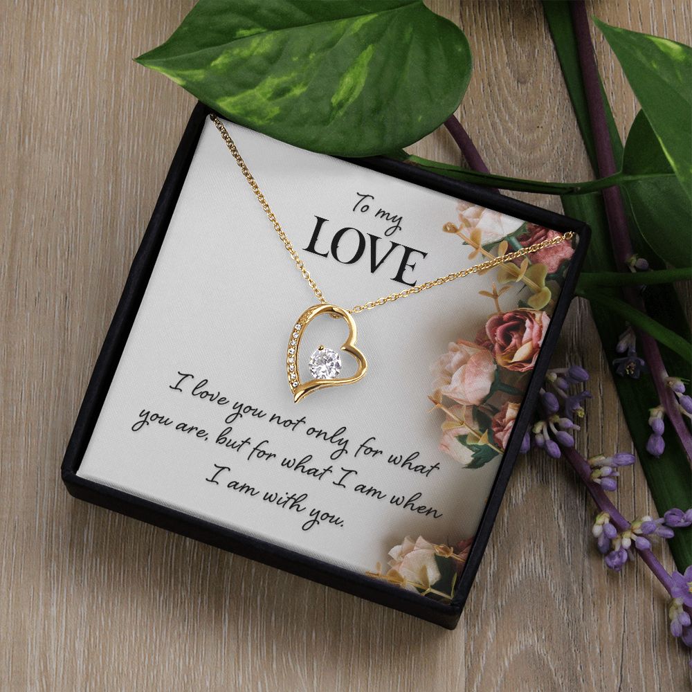 To My Wife Forever Love Necklace - giftingstop